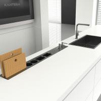 Сушилка для посуды 111,5х14,5 см Kantera Panama Slim PearlArc PSR1200-BP черная - 3 фото