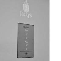 Холодильник 201х60 см Jacky's JR FI20B1 нержавеющая сталь - 14 фото