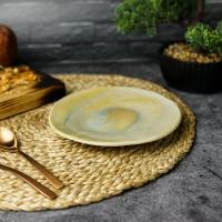 Тарелка десертная 17 см Porland Stoneware Pearl бежевая - 3 фото