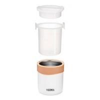 Термос для еды с чехлом и емкостью 8,5х12 см 0,36 л Thermos JBS белый - 3 фото