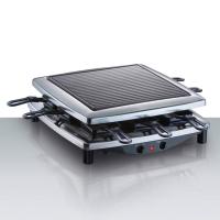 Раклетница 26х26 см Steba RC 3 Plus хром - 10 фото