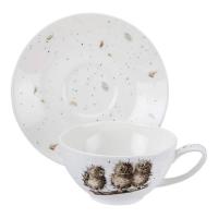 Кофейная пара Совы 300 мл Royal Worcester Забавная фауна - 3 фото