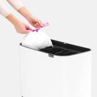 Мусорный бак 3х11 л Brabantia Bo Touch Bin белый - 9 фото