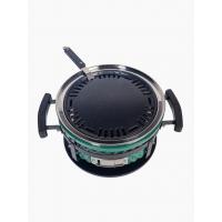 Угольный гриль 35х18 см Diamond Egg Tabletop Grill зеленый - 15 фото