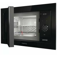 Встраиваемая микроволновая печь 59,5х39 см Gorenje Simplicity BM235G1SYB черная - 4 фото