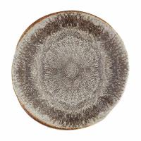 Тарелка обеденная 28,5 см Porland Stoneware Iris серая - 1 фото