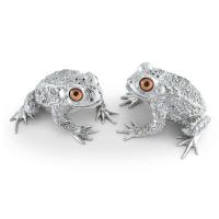 Солонка и перечница Toads 10 см Vagabond House Garden Friends - 3 фото