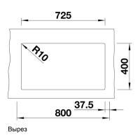 Кухонная мойка 75,5 см Blanco Subline 350/350-U белая - 3 фото