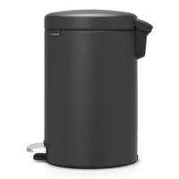 Мусорный бак с педалью 12 л Brabantia NewIcon черный - 2 фото