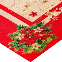 Дорожка 44х100 см Mix&Match красная - 3 фото