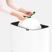 Мусорный бак 36 л Brabantia Bo Touch Bin белый - 8 фото