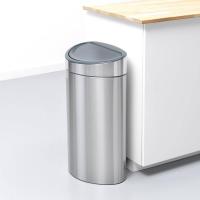 Двухсекционный мусорный бак 10-23 л Brabantia Touch Bin стальной - 9 фото