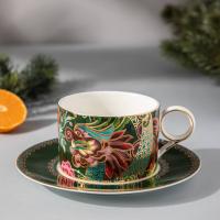 Чайная пара 200 мл Mix&Match Home Magic Dragon зеленая - 13 фото