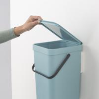 Ведро для мусора 12л Brabantia SORT&GO мятный - 2 фото