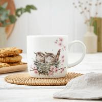 Кружка 310 мл Royal Worcester Забавная фауна Птенцы белая - 7 фото