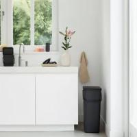 Ведро для мусора 40 л Brabantia Sort&Go серое - 10 фото