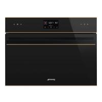 Электрический духовой шкаф 59,7 см SMEG Dolce Stil Novo SO4602M1NR черный - 1 фото