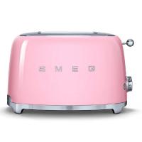 Тостер на 2 ломтика Smeg 50's Style TSF01PKEU розовый - 7 фото