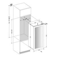 Встраиваемый винный шкаф на 72 бутылки Dunavox Glance DAVG-72.185DB.TO черный - 5 фото