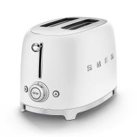 Тостер на 2 ломтика Smeg 50's Style TSF01WHMEU матовый белый - 7 фото