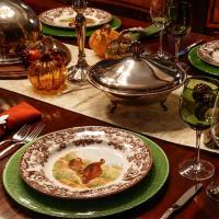 Тарелка закусочная 20 см Spode Woodland белая - 2 фото