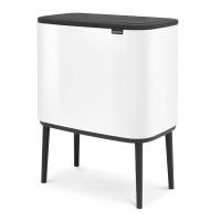 Мусорный бак 34 л Brabantia Bo Touch Bin белый - 2 фото