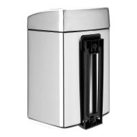 Ведро для мусора 10 л Brabantia Touch Bin стальное - 4 фото