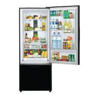 Холодильник 180х68 см Hitachi Bottom Freezer R-B502PU6 GBК черное стекло - 2 фото