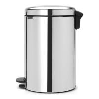 Мусорный бак с педалью 20 л Brabantia NewIcon стальной - 2 фото