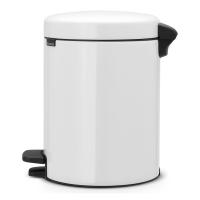 Мусорный бак с педалью 5 л Brabantia NewIcon белый - 2 фото