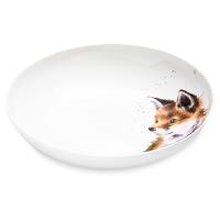 Набор тарелок для пасты Royal Worcester Забавная фауна белый 4 пр - 4 фото
