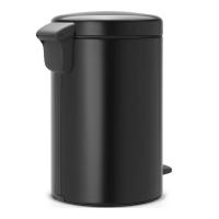 Мусорный бак с педалью 12 л Brabantia NewIcon черный - 3 фото