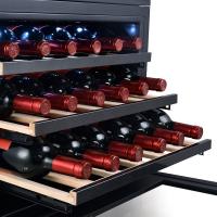 Встраиваемый винный шкаф на 24 бутылки Temptech Sommelier SOMZ45SB черный - 6 фото