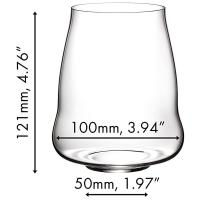 Бокал для красного вина 620 мл Riedel Restaurant Stemless Wings - 3 фото