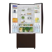 Холодильник French Door 178х75 см Hitachi French Bottom Freezer R-WB562PU9 GBW коричневое стекло - 2 фото