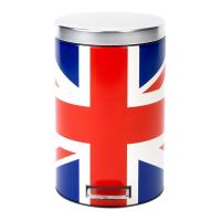 Ведро для мусора с педалью 12 л Brabantia Union Jack разноцветное - 1 фото