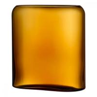 Ваза 26,1х27,6 см Nude Glass Layers коричневая - 1 фото