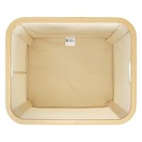 Корзина для белья 40х33 см 57 л Smart Solutions Neat Mid бежевая - 5 фото