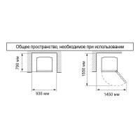 Холодильник 86,5х74 см Sharp Grand Top красный - 8 фото