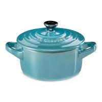 Кокотница керамическая 250 мл Le Creuset Metallics бирюзовая - 4 фото