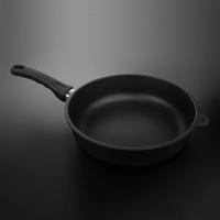 Сковорода антипригарная 28 см AMT Frying Pans Fix черная - 11 фото