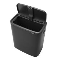 Мусорный бак 60 л Brabantia Bo Pedal Bin черный - 5 фото