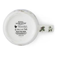 Кружка 8,5х8 см 310 мл Royal Worcester Забавная фауна белая - 4 фото