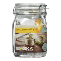 Набор для приготовления мягкого сыра Boska 12 пр прозрачный - 3 фото
