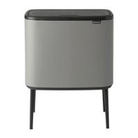 Мусорный бак 33 л Brabantia Bo Touch Bin серый - 1 фото