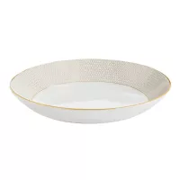 Тарелка для пасты 24 см Wedgwood Arris золотая - 1 фото