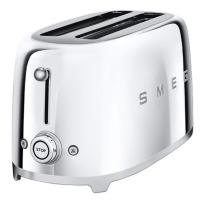 Тостер на 4 ломтика Smeg 50's StyleTSF02SSEU хром - 2 фото