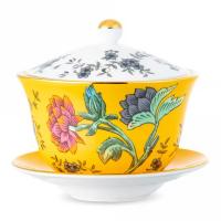 Чайная пара 150 мл Wedgwood Wonderlust желтая - 3 фото
