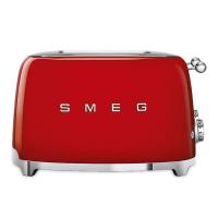 Тостер на 4 ломтика Smeg 50's Style TSF03RDEU красный - 5 фото