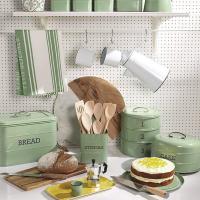 Органайзер для кухонных инструментов 15х16 см Kitchen Craft Living Nostalgia Green - 2 фото